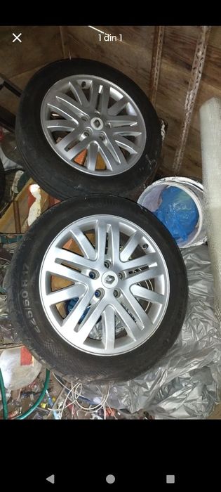 4 jante cu anvelope de vară în stare bună