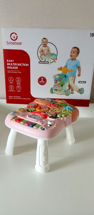 Ходунки каталка для малышей.    3 в 1