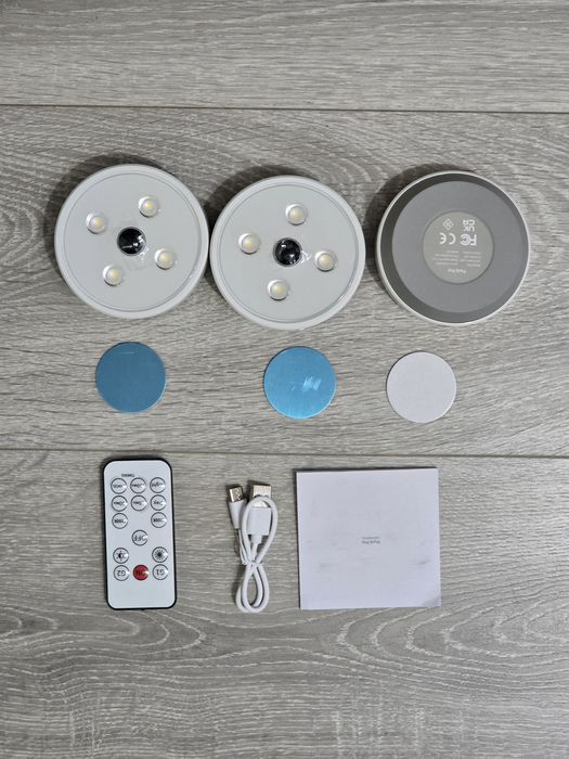 Set 3 LED-uri EZVALO pentru dulap – Wireless, cu baterie 1200mAh