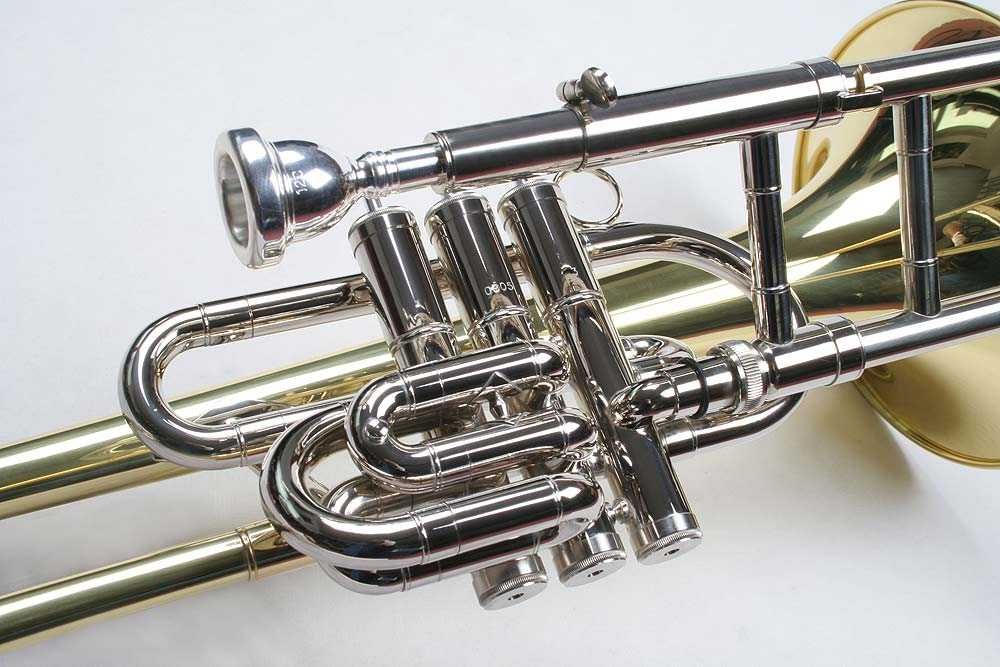 Trombon Bb 3 pistoane detasabil & culisa Karl Glaser