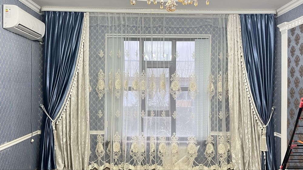 Шторы с тюлем — со скидкой
