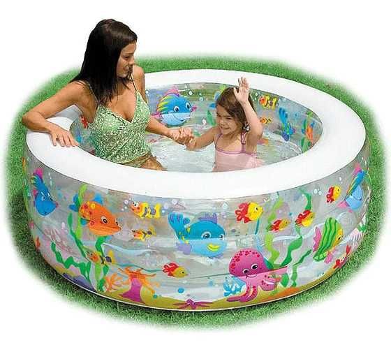 Детский бассейн надувной