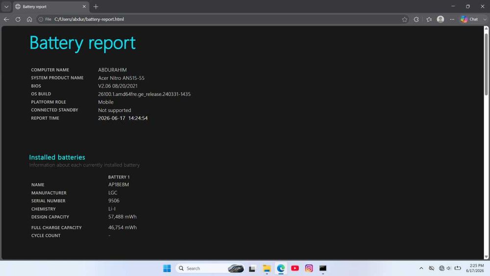 Acer Nitro 5 RTX 3050