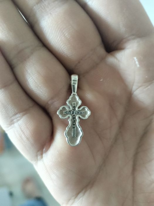 Крест подвеска христианская
