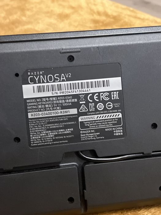 Vand tastatura razer cynosa v2