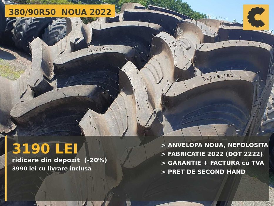 Cauciucuri 380/90R50 Taurus Anvelope NOUA 2022 la PRET de SECOND