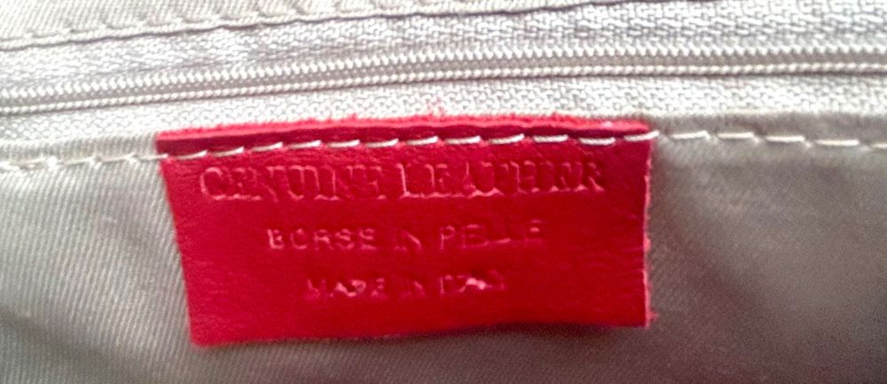 Прекрасна италианска кожена чанта