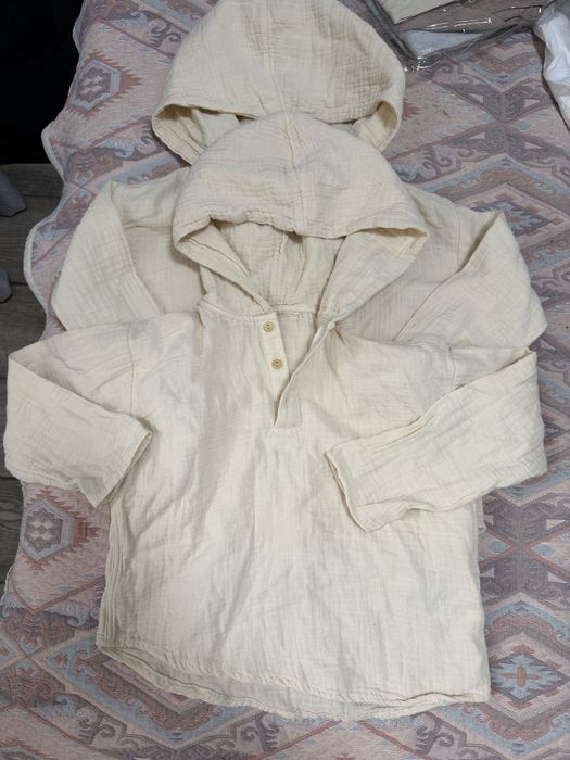 Муслиновая накидка для пляжа