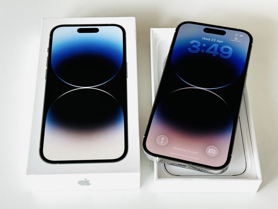 Iphone 14 Pro 128GB White 100% Батерия! Гаранция 6 месеца