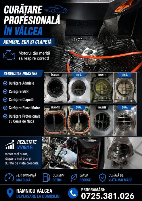Curatare Galerie admisie , EGR, Clapeta  curatare profesională !