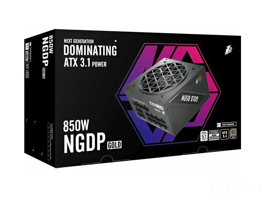 ;Блок питания 1ST PLAYER HA-850BA4 BLACK 850W 80Plus GOLD Full Modular