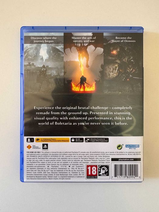 Demon's Souls PS5 – отлично състояние