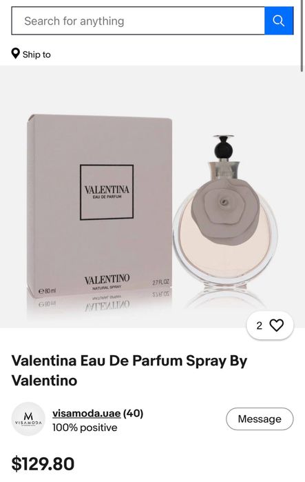 Духи VALENTINO оригинал