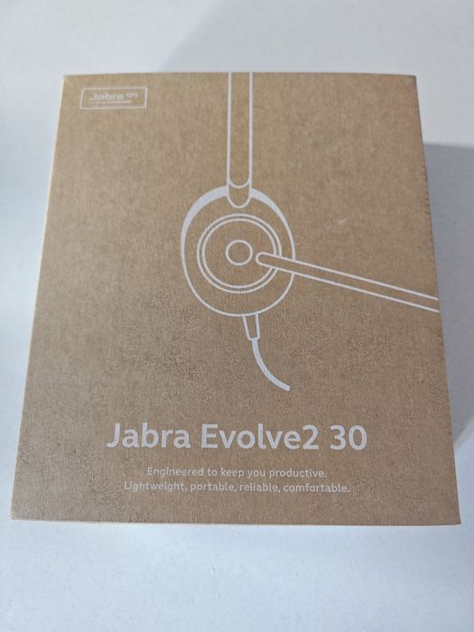 ЧИСТО НОВИ: Jabra Evolve2 30 headsets - 3 броя за общо 99 евро!