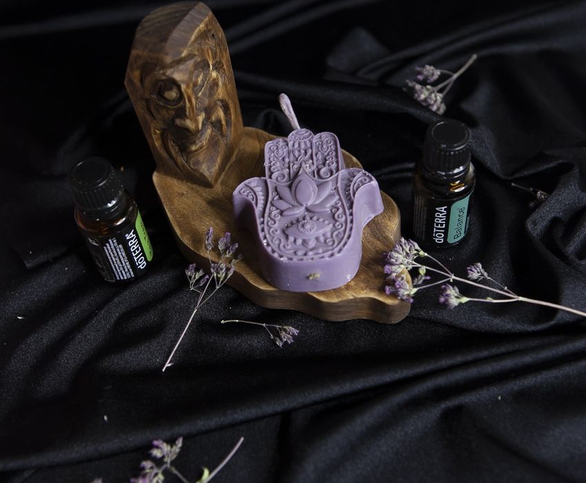 Свечи , воск.  Ручной работы свечи