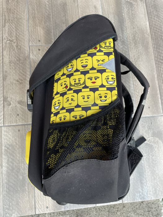 Ghiozdan scoala Easy LEGO Core Line - design Minifigures Heads