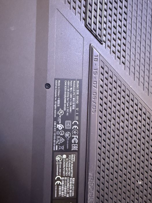 Продам ноутбук asus rog