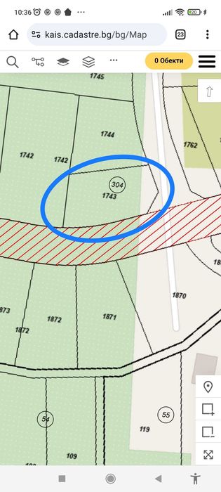 Продава се Парцел в Ботевград - 593 кв.м за 102 €/кв.м - Снимка #1