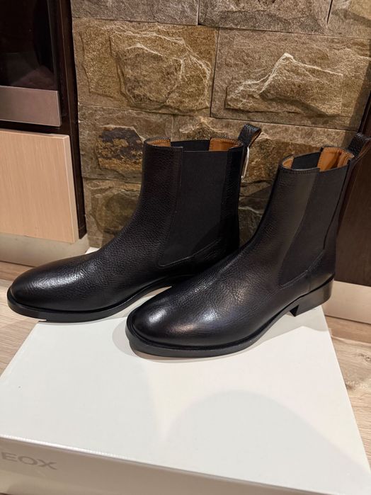 Дамски боти от естествена кожа GEOX