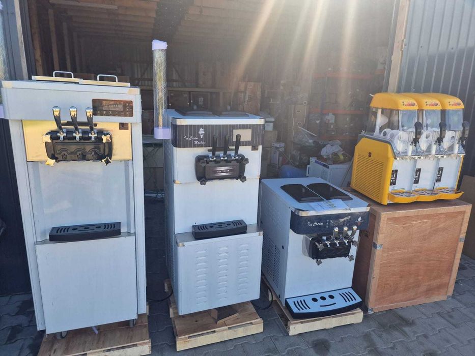 Masina de inghetata profesionala cu 2 compresoare tecumseh noi,factura