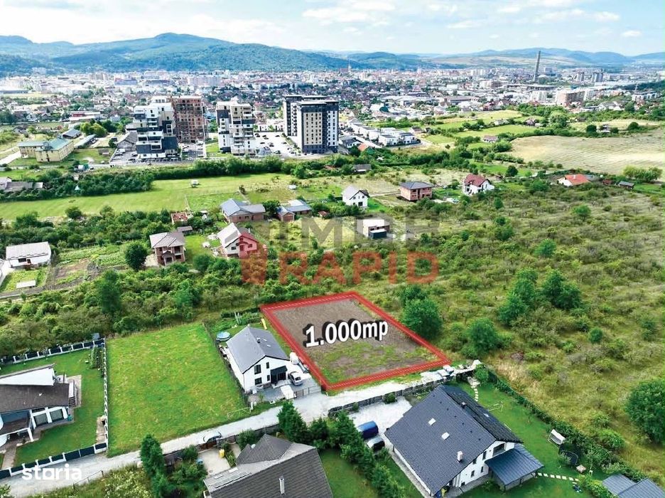 Teren intravilan(10 ari) de vânzare – Bistrița | Zona Panoramic R.