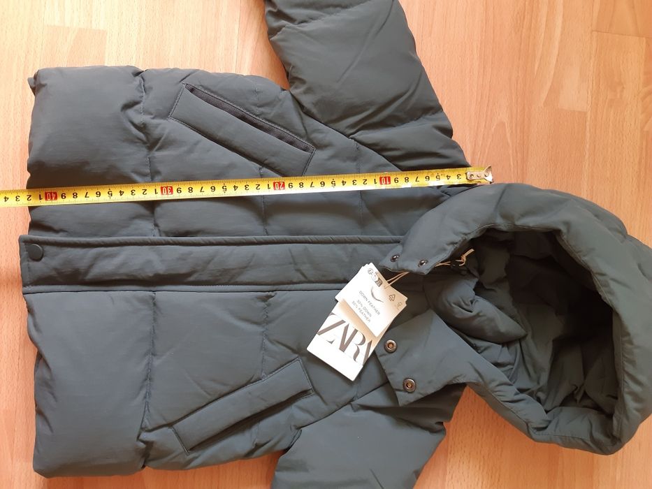 Ново зимно яке Zara с пух, размер 92 см