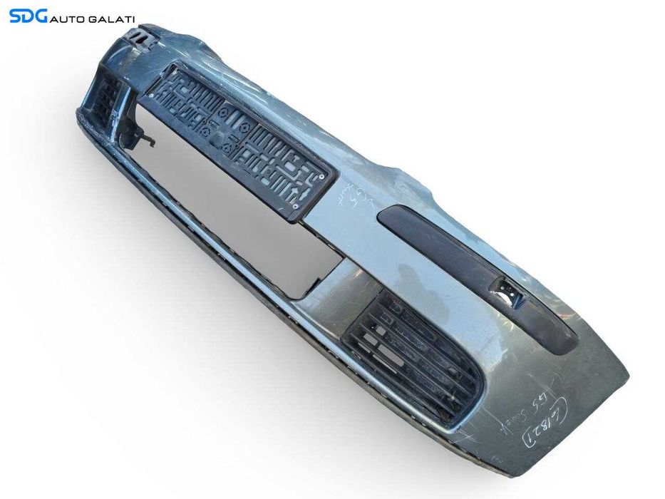Bara Spoiler Fata cu Spalator Spalatoare Far Faruri Culoare Gri LA7T Volkswagen Golf 5 Hatchback Scurt 2004 - 2008 (Prezinta Defecte Imperfectiuni) [LC1821]