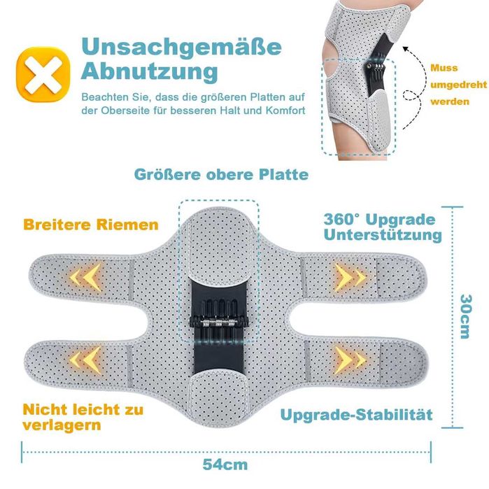 Jambiere ComfortAce din neopren SBR cu plăci de aluminiu