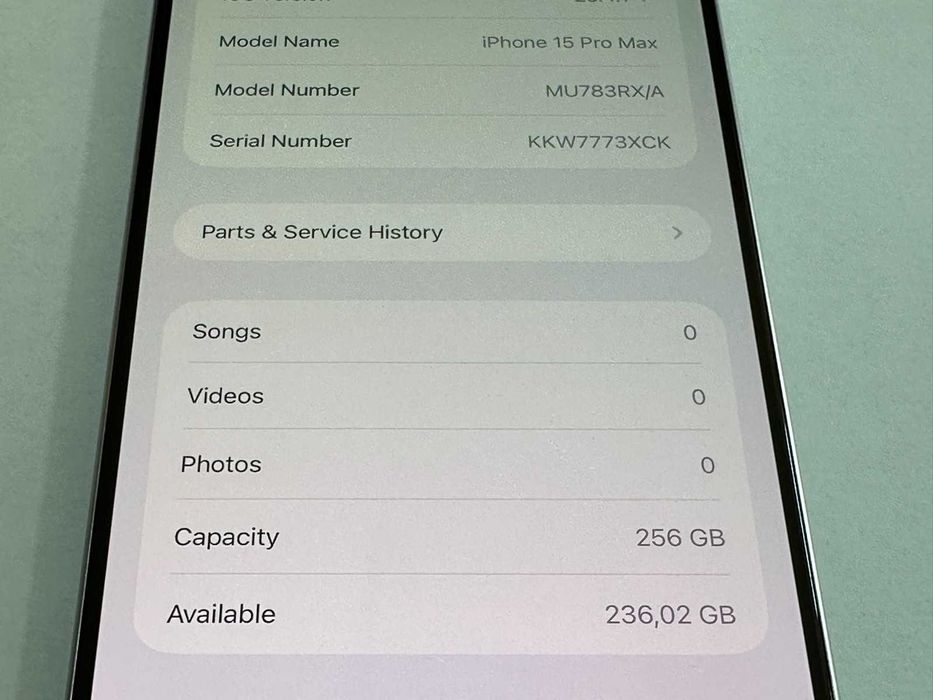 iPhone 15 Pro Max 256GB