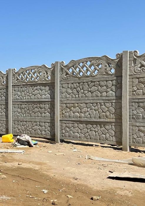 Евро заборы. Бетонные заборы