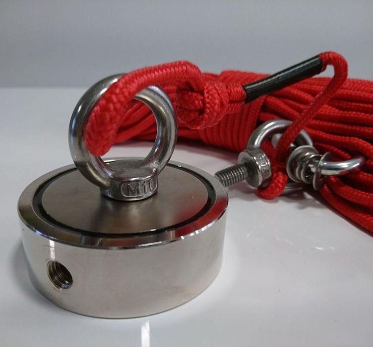 магнитен риболов с неодимов магнит 100 кг kd10417 kraft & dele ...