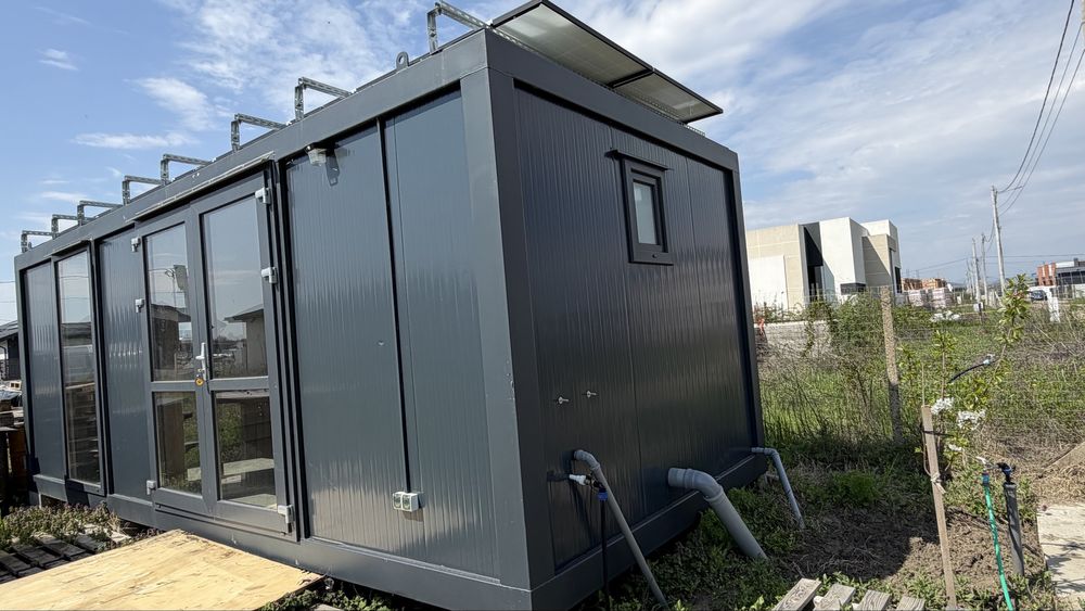 Casa modulara 21mp, off grid complet utilata