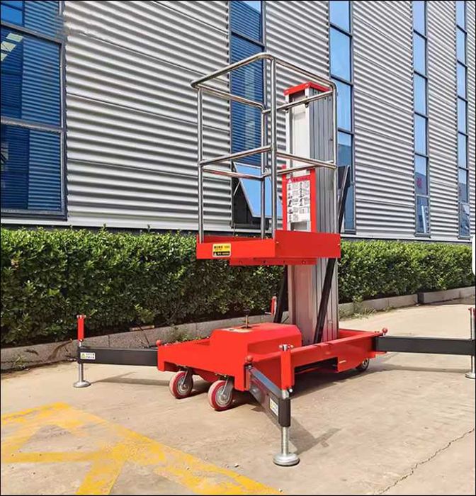 вертикальная подъёмная платформа с выдвижными опорами Лифт, подъёмник