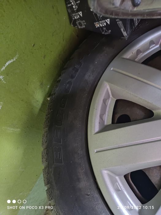 Зимни гуми с железни джанти