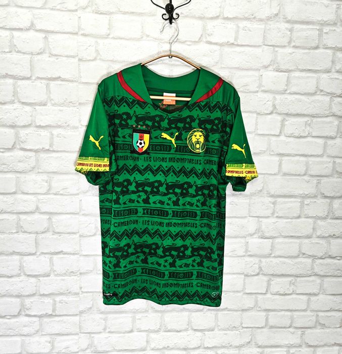 Puma Cameroun Оригинална мъжка тениска  на камерун размер М