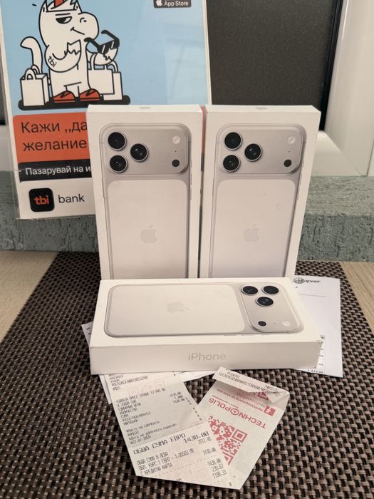 НОВ!iPhone 17 Pro max SILVER Deep BLUE ORANGE 256GB айфон 17 про макс ЛИЗИНГ TBI*47€/м