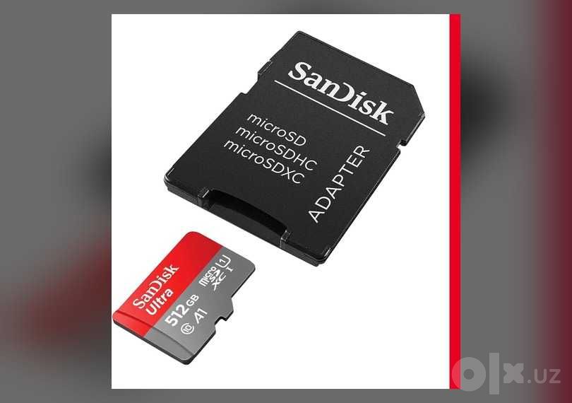 Карта памяти SanDisk Ultra 512 ГБ microSD U1 A1