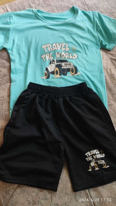 Летний костюм на мальчика