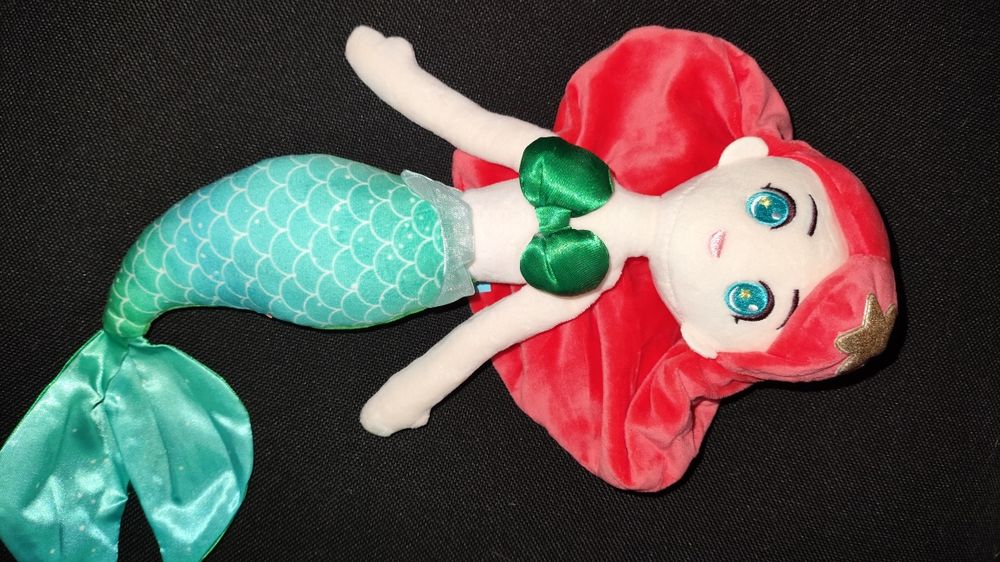 Плюшени играчки  Елза и Анна, Ариел, Снежанка,Рапунзе45см