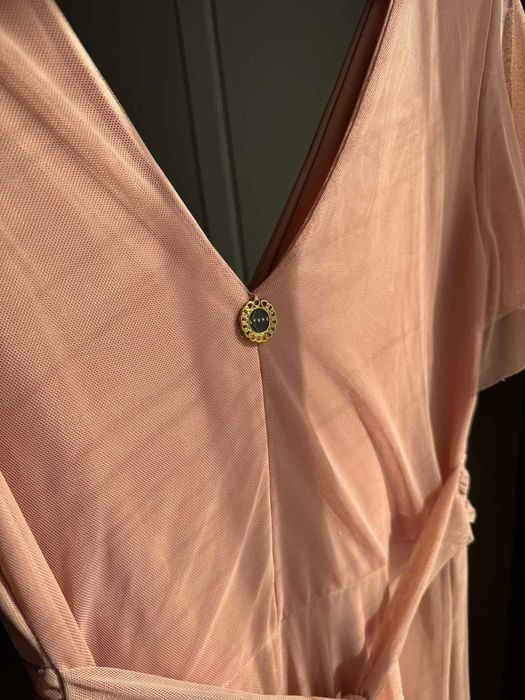 Дълга официална рокля Lynne в розов цвят