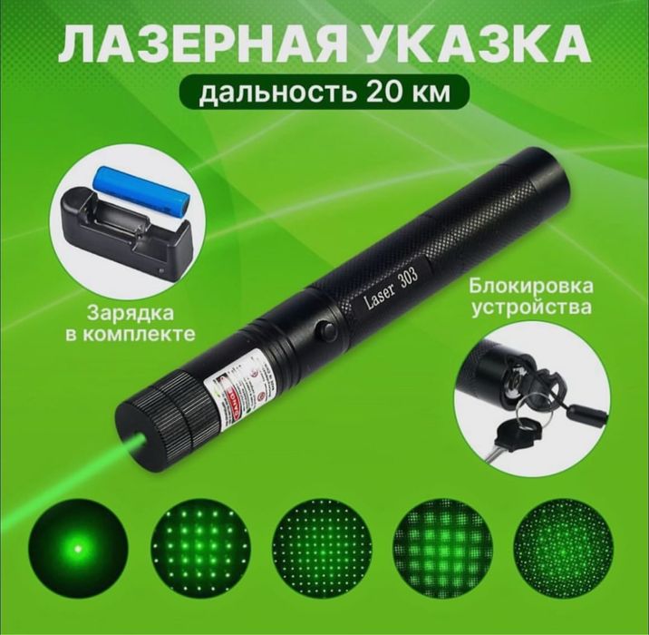 Мощная лазерная указка