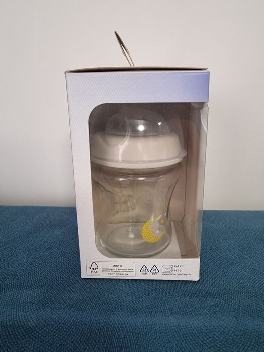 Стъклено шише за хранене Chicco