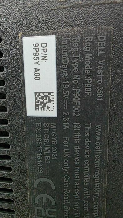 Dell Vostro I3 8gb 256gb