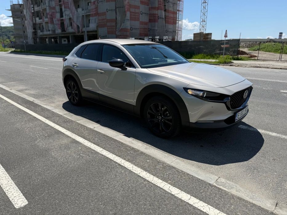 Mazda CX-30 garantie, TVA deductibil, predare leasing. BOSE, HUD, MRCC, faruri LED