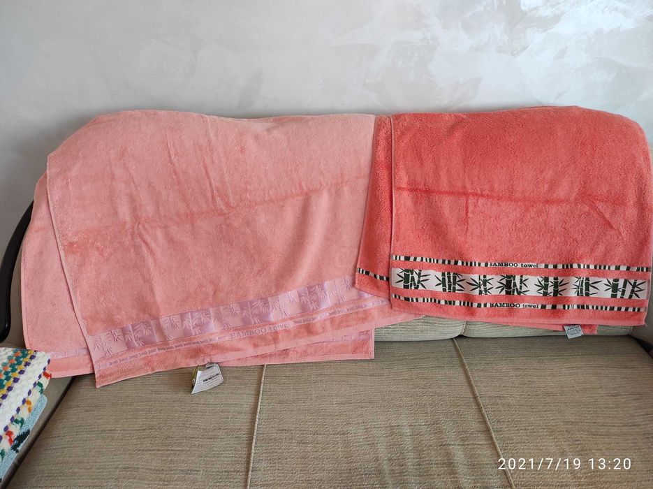 Продам большое банное полотенце Bamboo