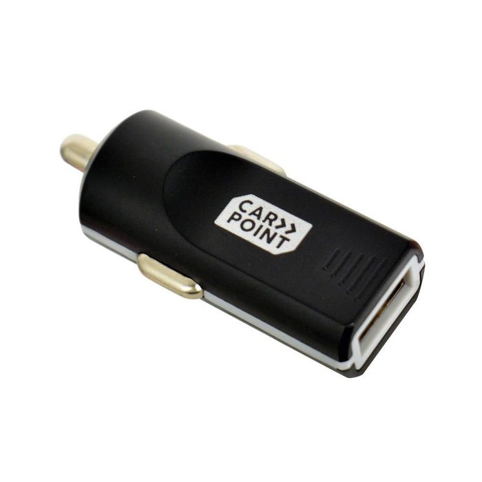 Incarcator auto Fast charge Carpoint pentru USB de la priza auto 12V/ 24V, iesire 5V 2.4A