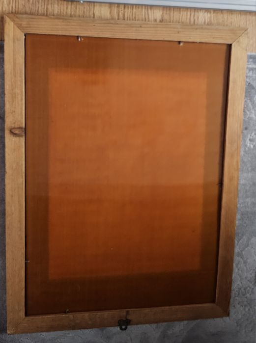 Два бр. картини, принт върху шперплат, рамки с снимки