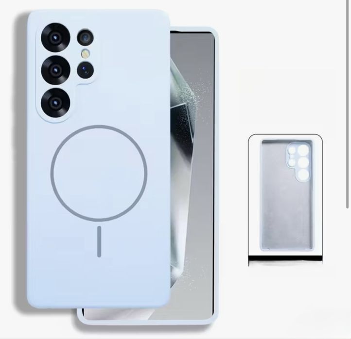 Samsung S24 S25 PLUS ULTRA - Husa Magsafafe Alcantara Inside