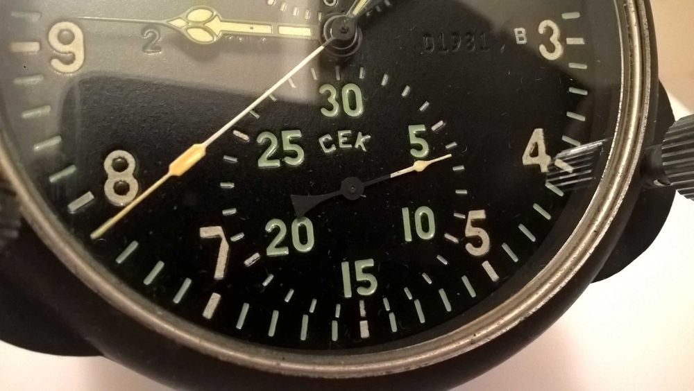 ceas  1950 model JLC mecanic chronograf SN#01981 MIG TU