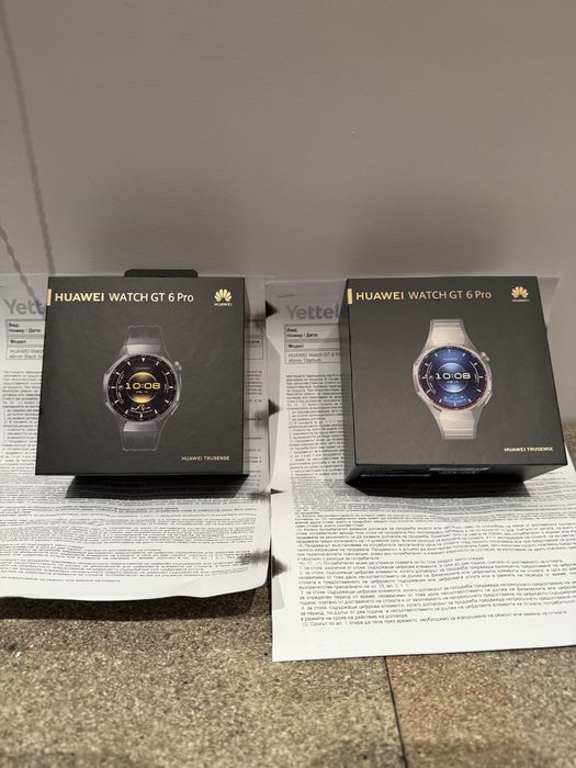 НОВИ! Huawei Watch GT 6 Pro Titanium/Black 36м. Гаранция